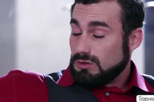 Hunk Jaxton blows load all over Mandy